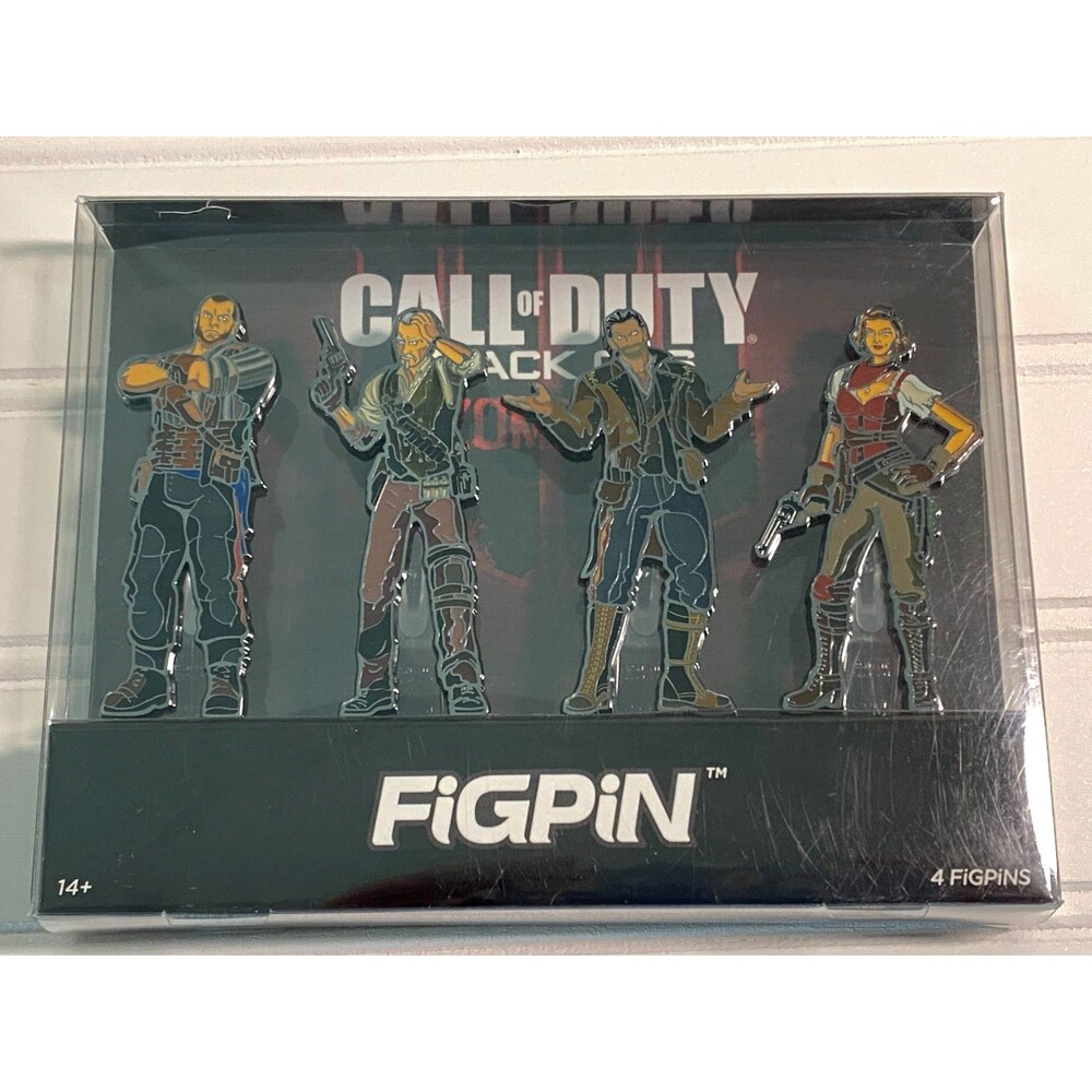 FigPin Call Of Duty Black Ops 4 Zombies Collectors Edition 4pc Figures Pins New